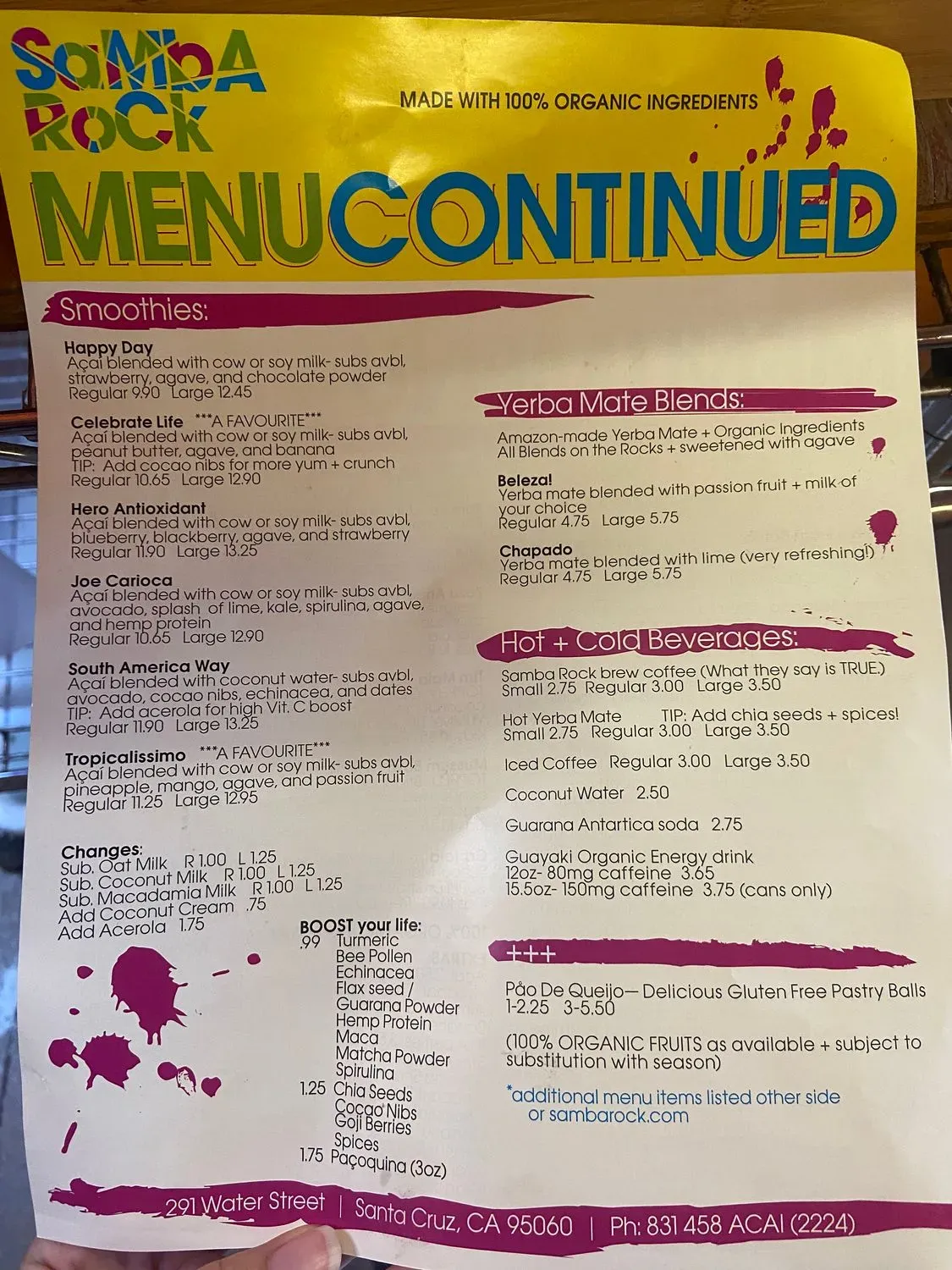 Menu 2