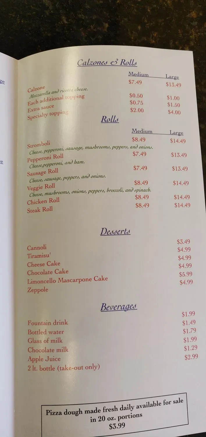 Menu 5