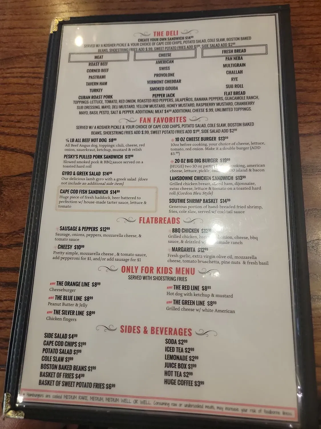 Menu 4