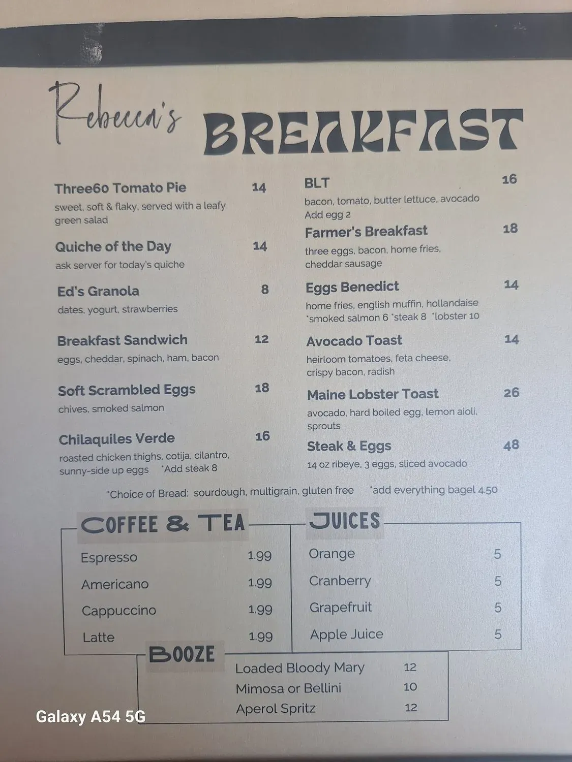 Menu 4