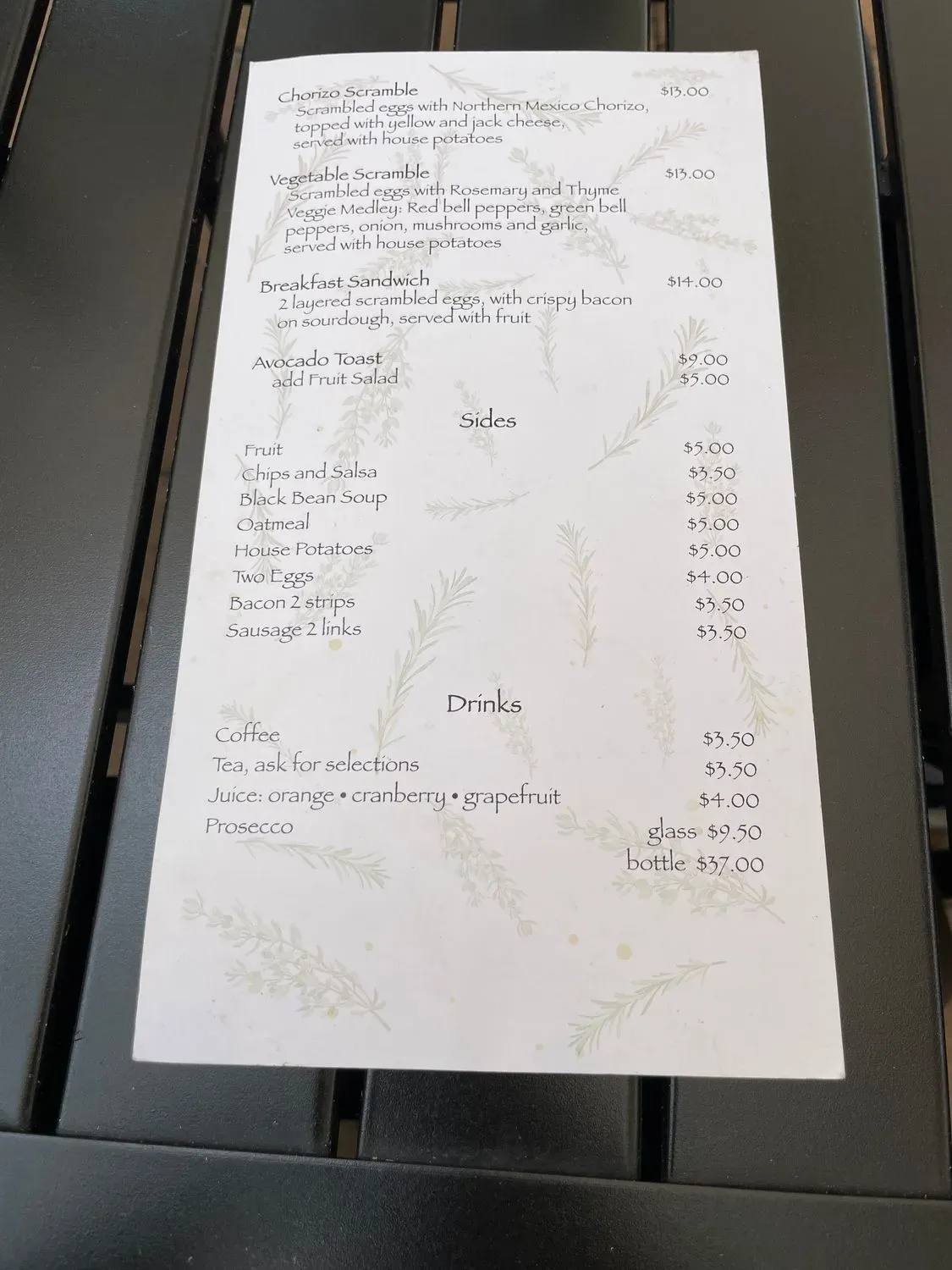 Menu 6