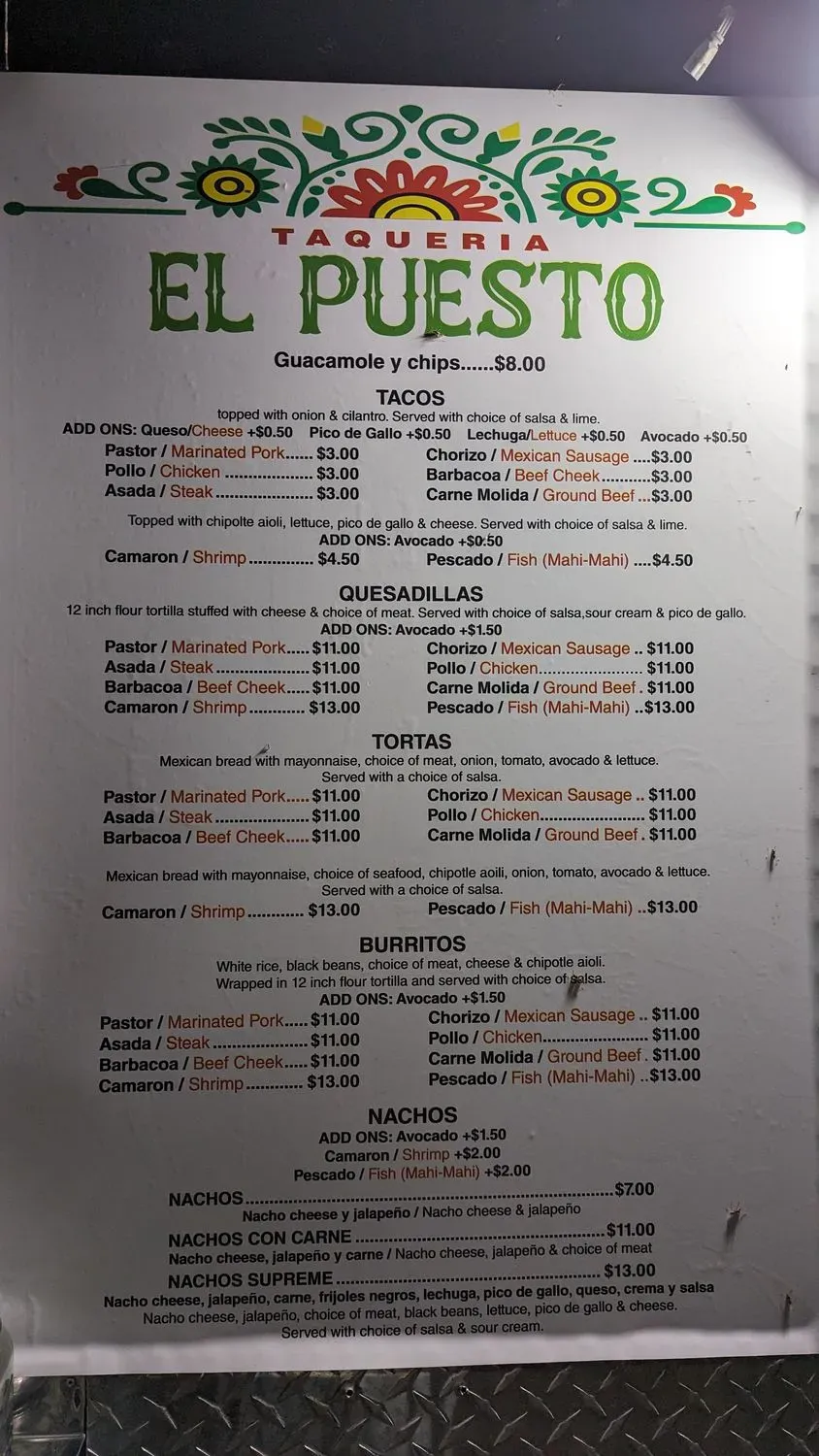 Menu 3