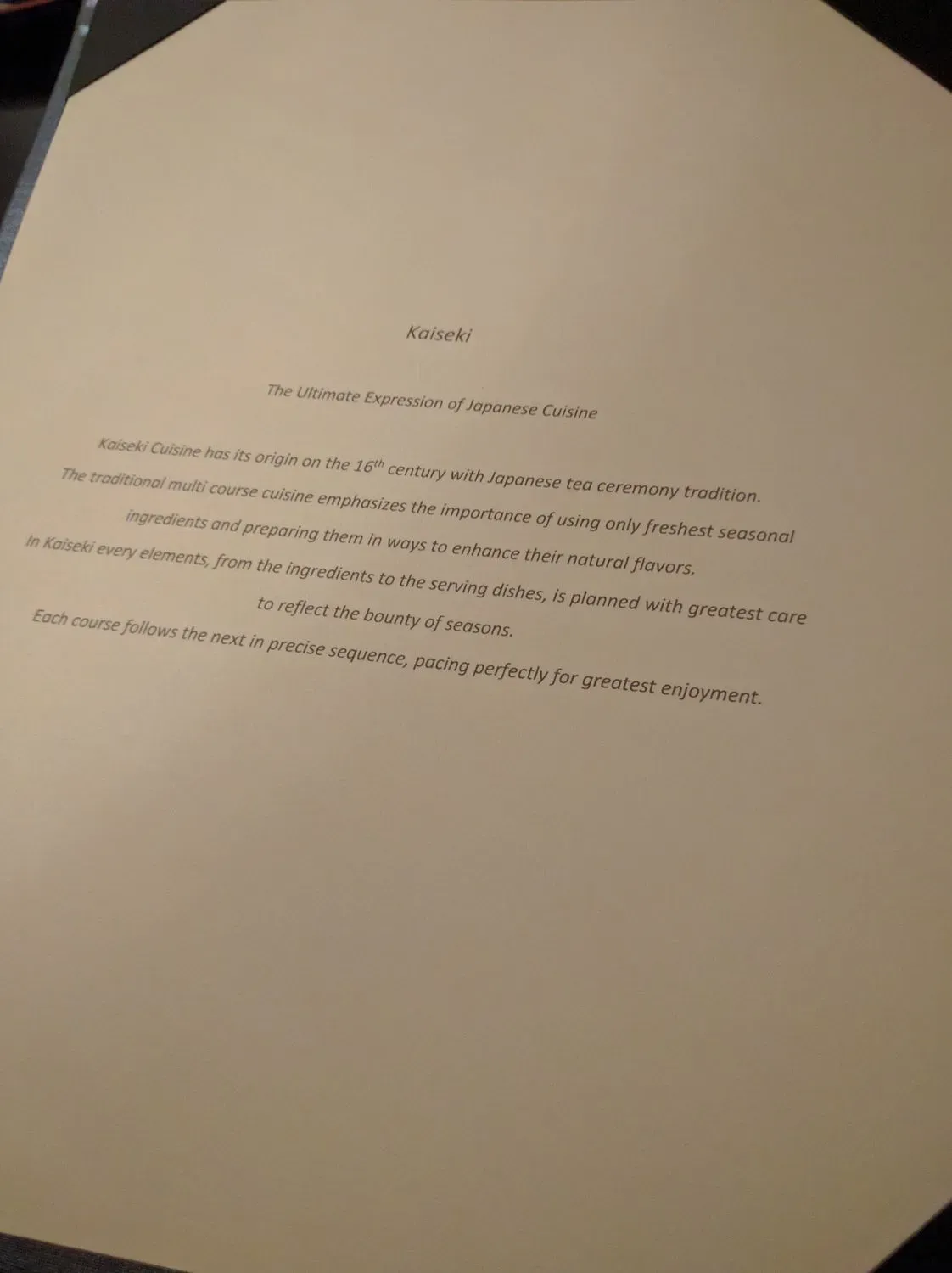 Menu 6