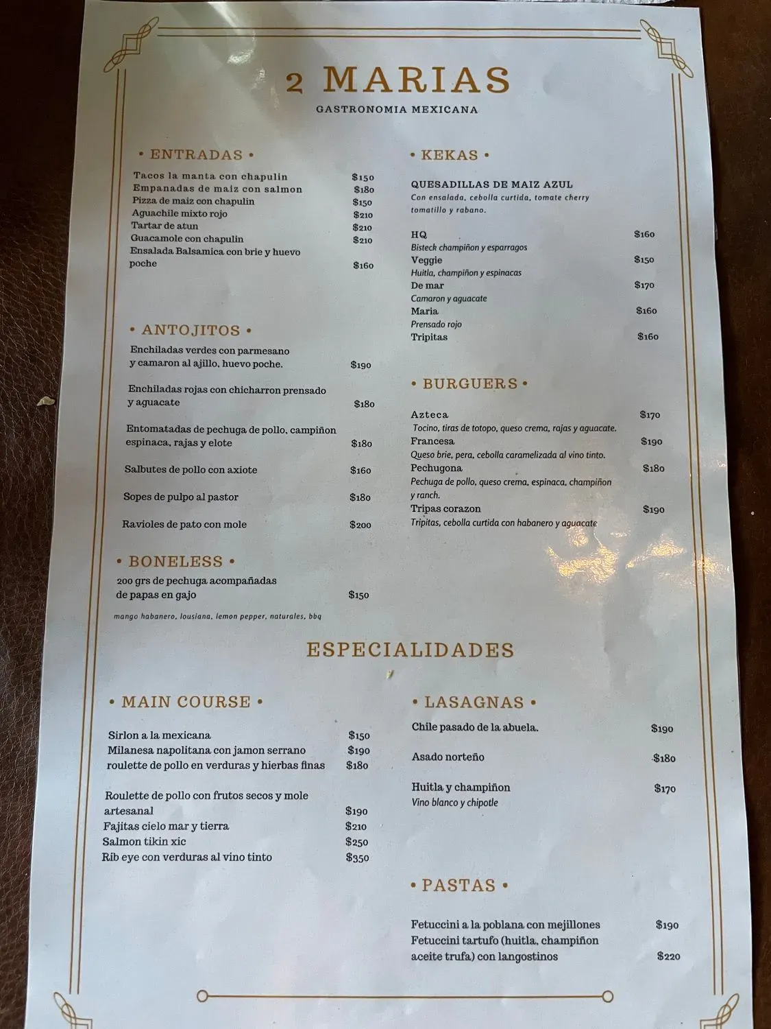 Menu 2