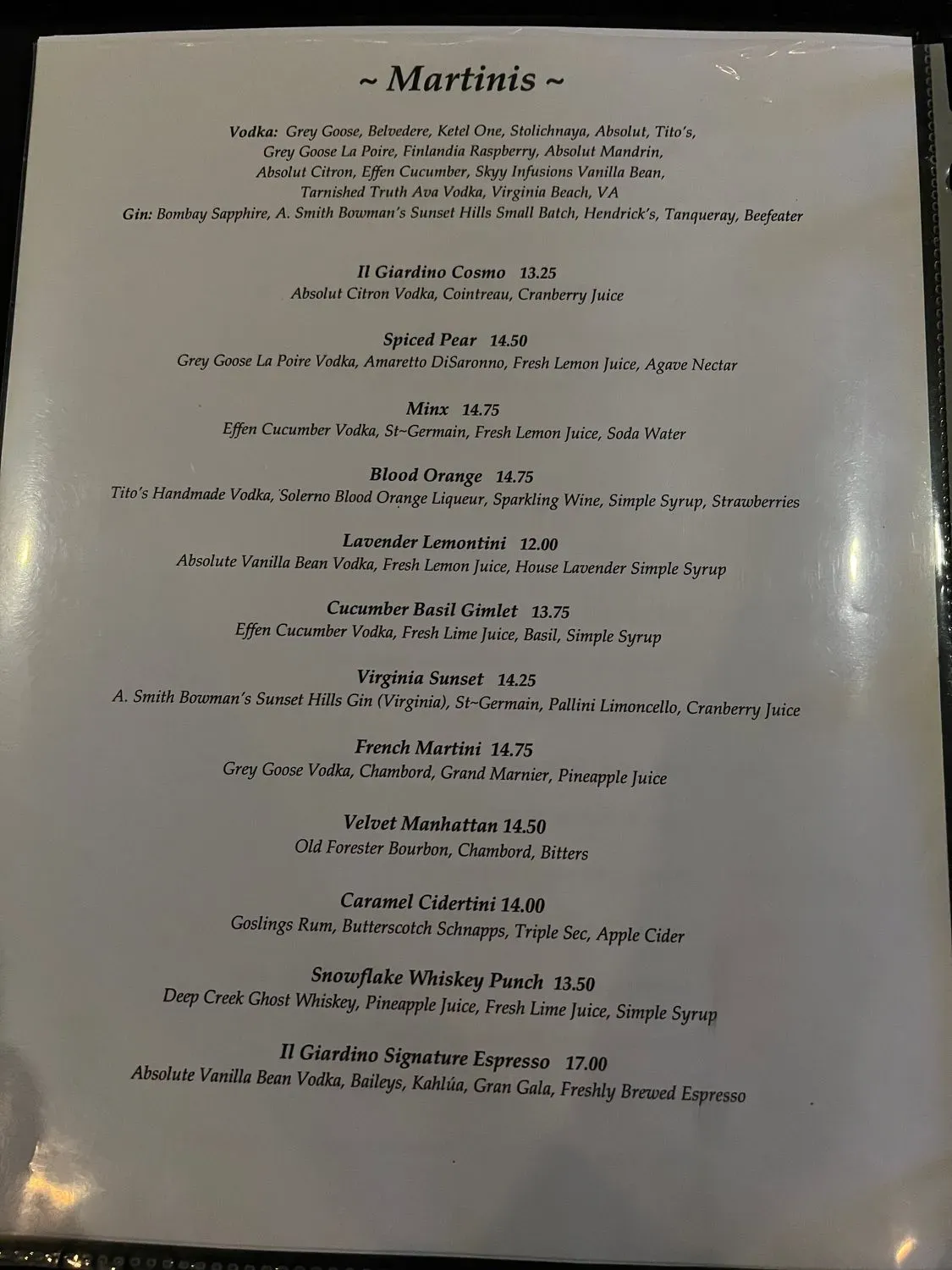 Menu 4