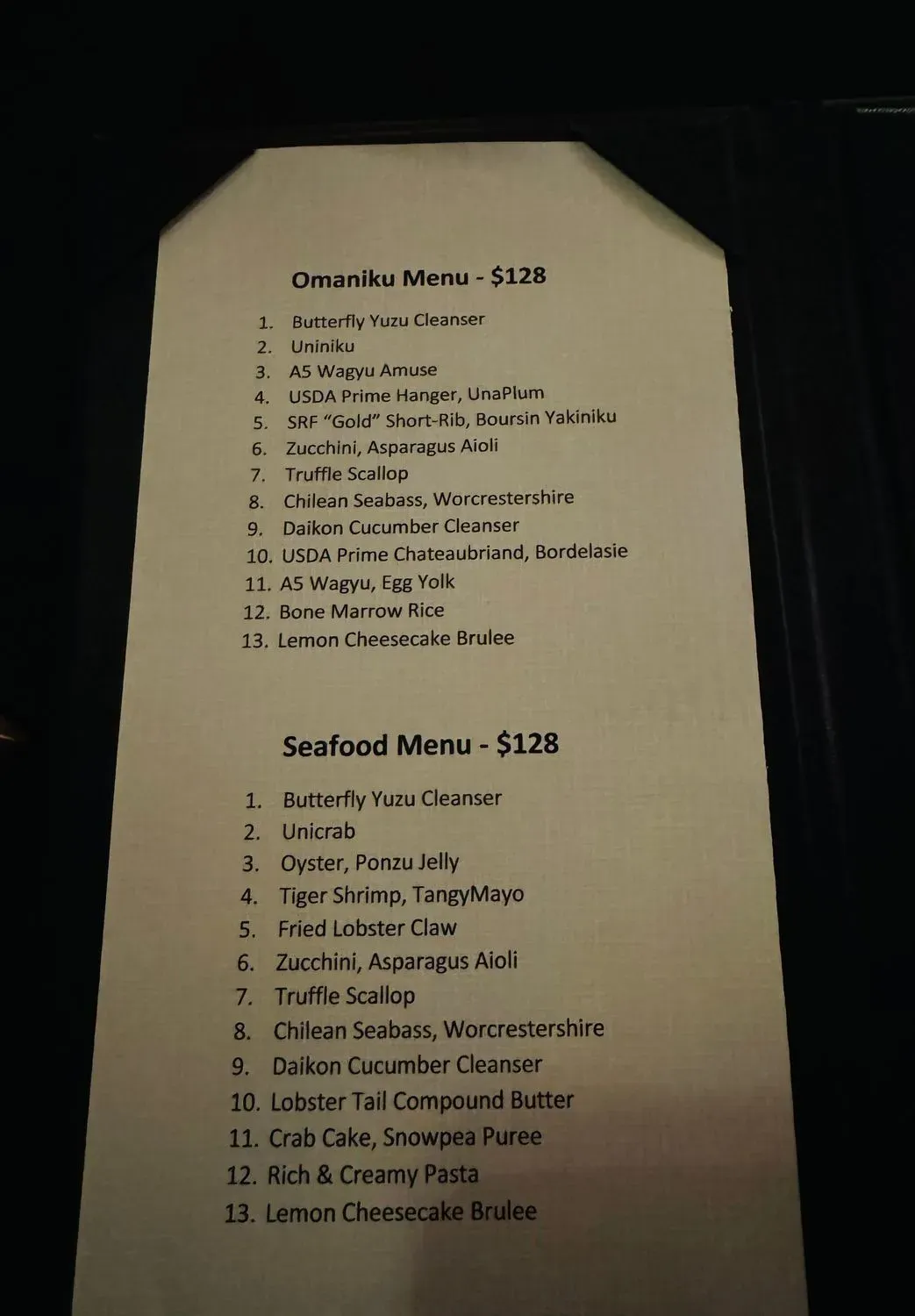 Menu 4