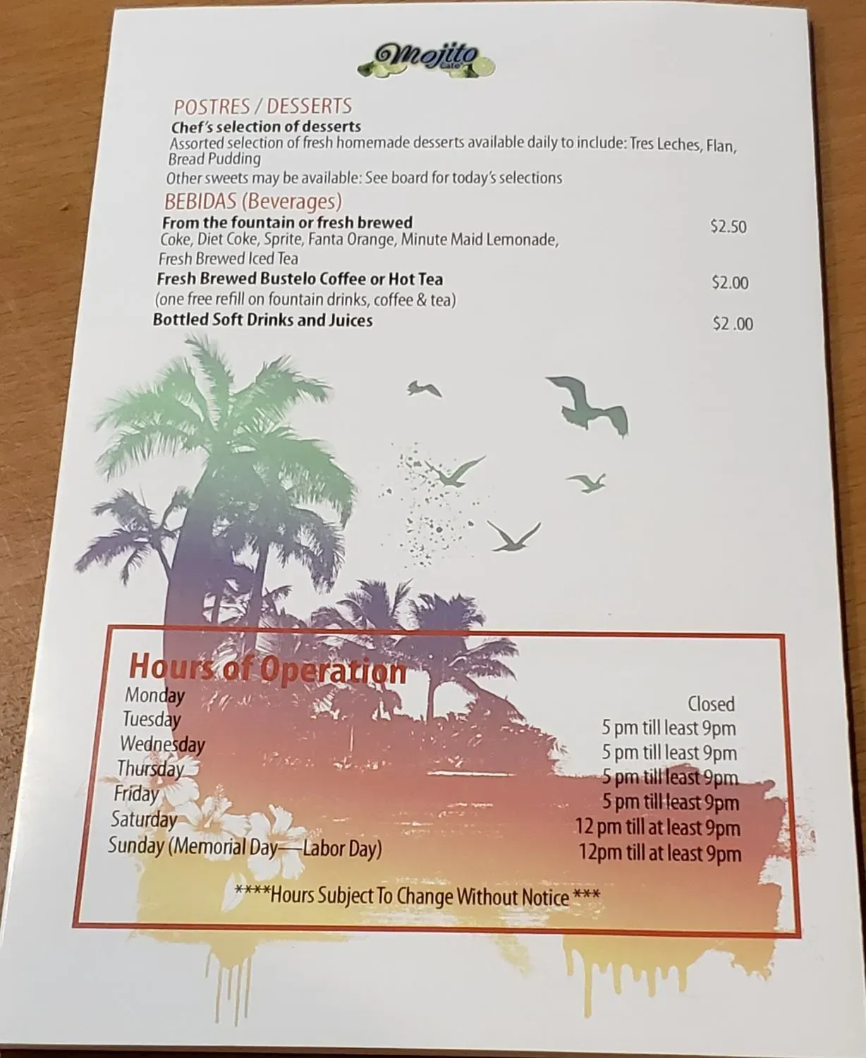 Menu 3