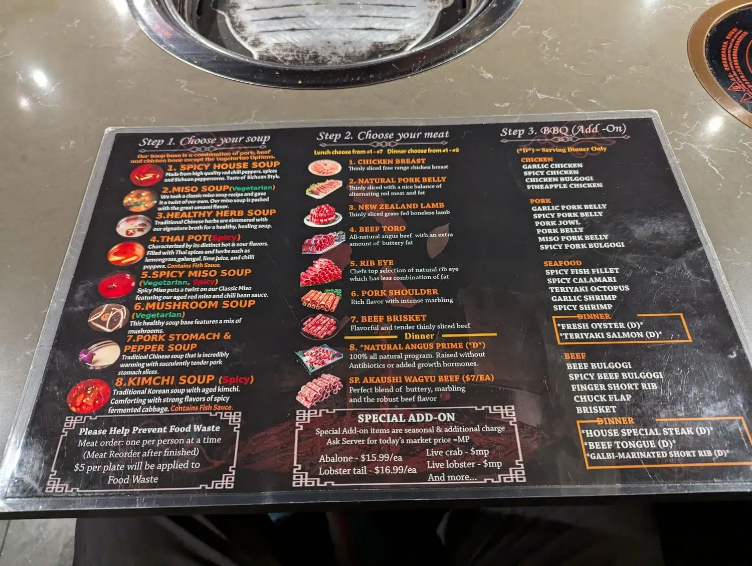 Menu 3