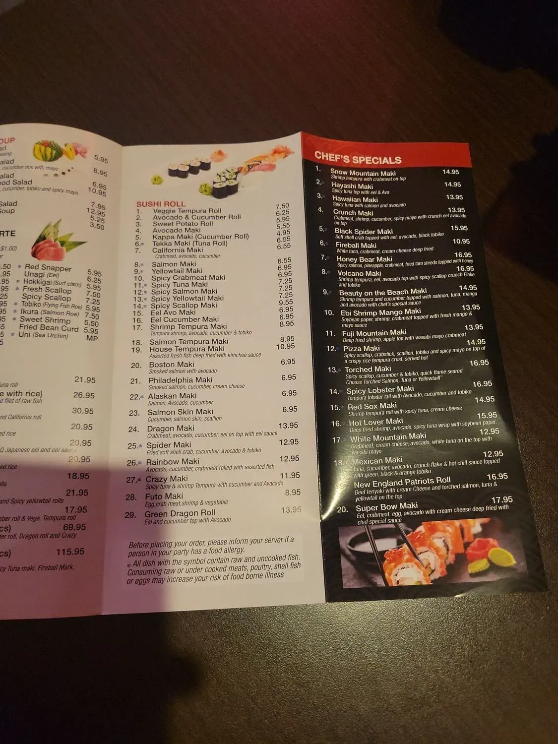 Menu 5