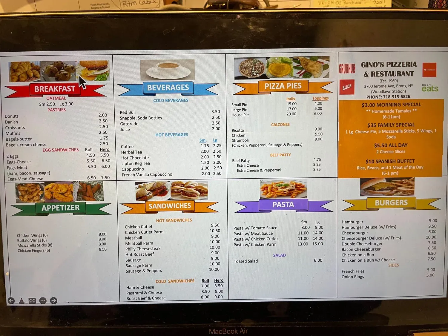 Menu 2