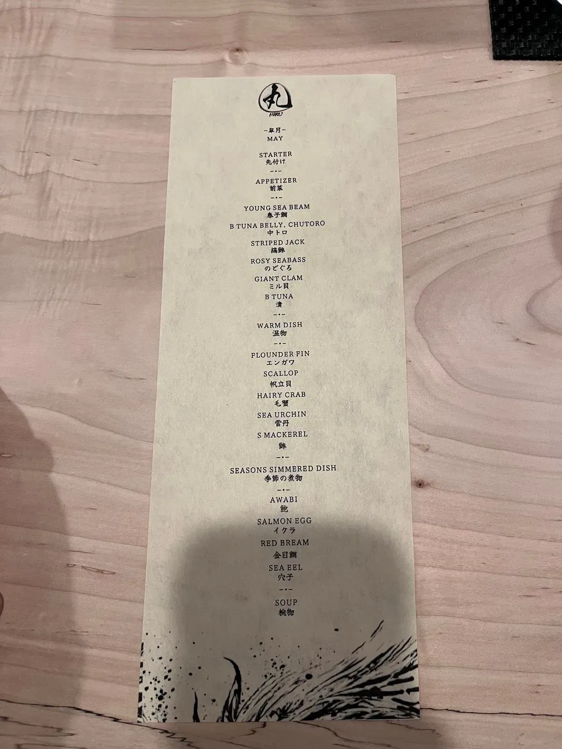 Menu 6