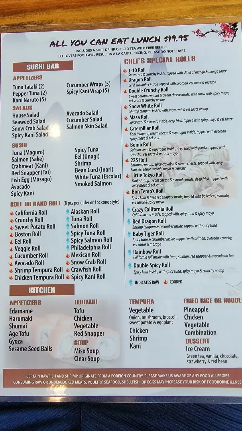 Menu 6