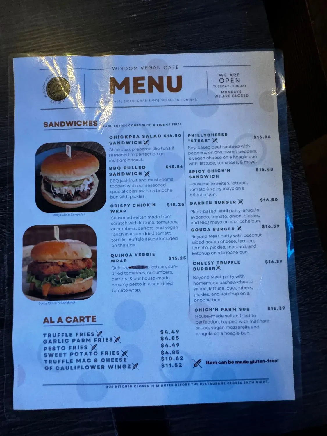 Menu 4