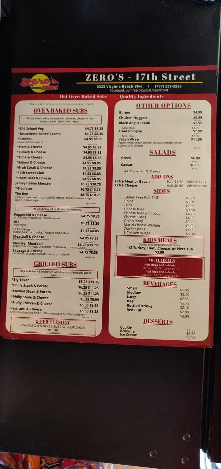 Menu 3