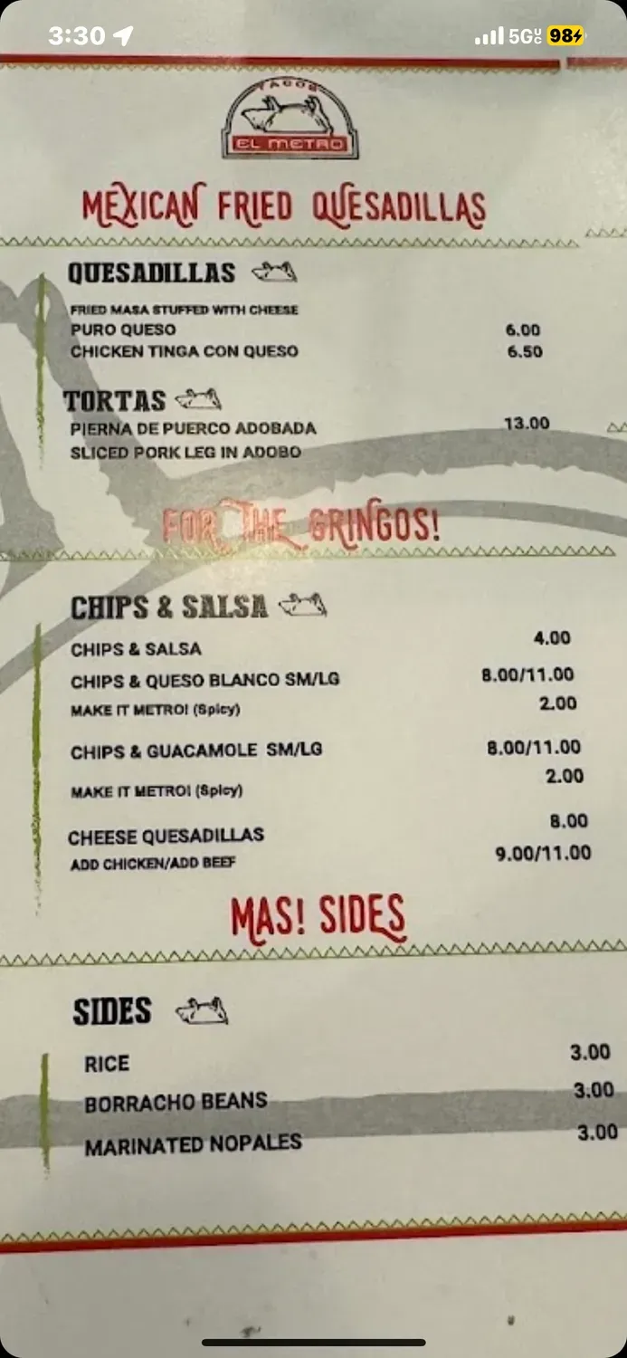 Menu 5