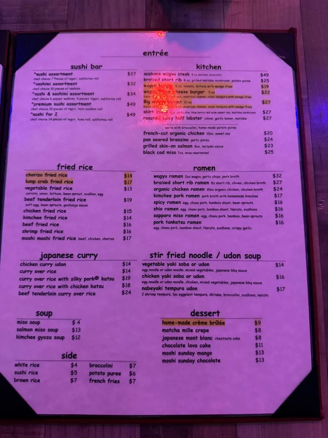 Menu 4