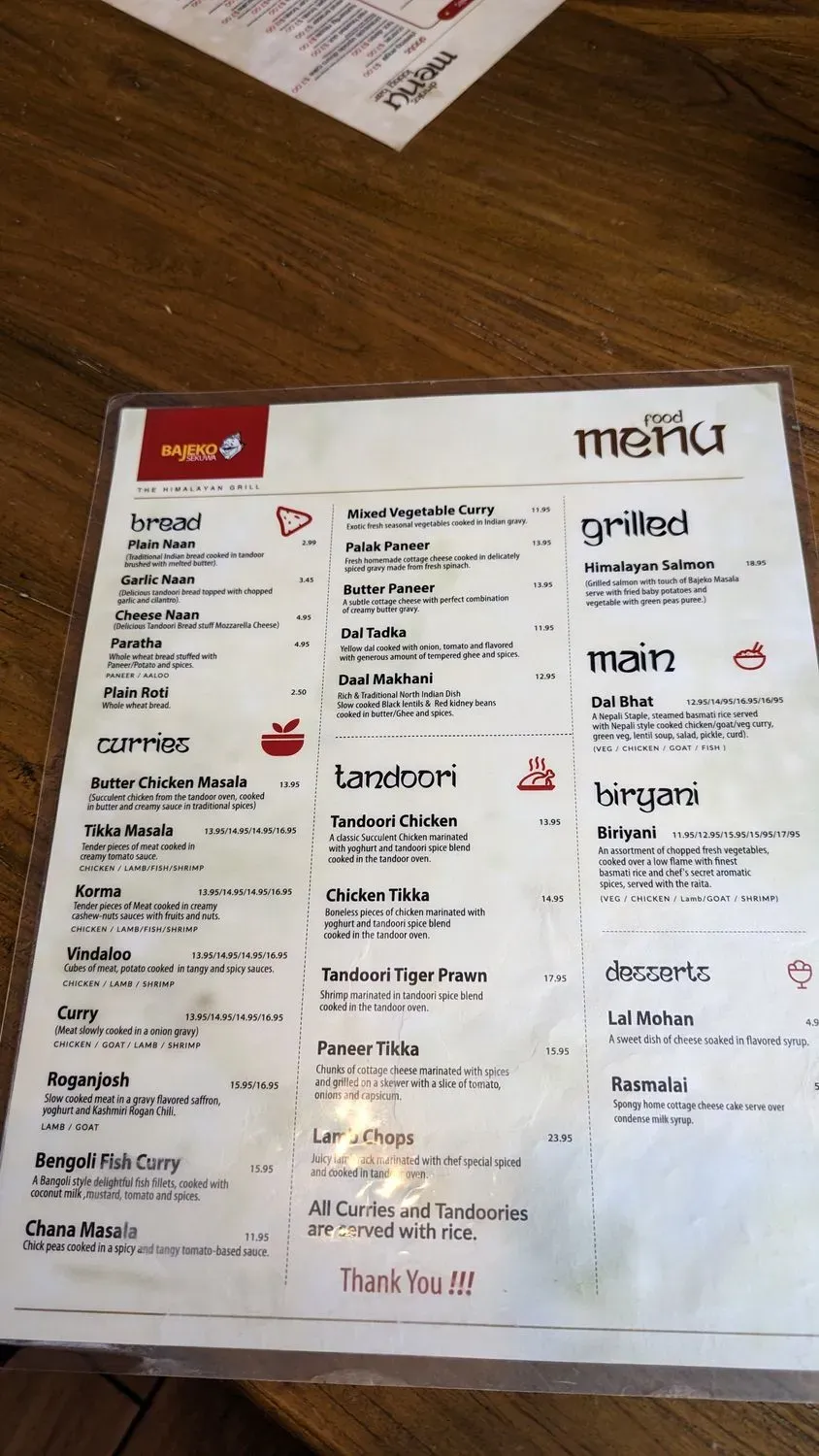 Menu 5