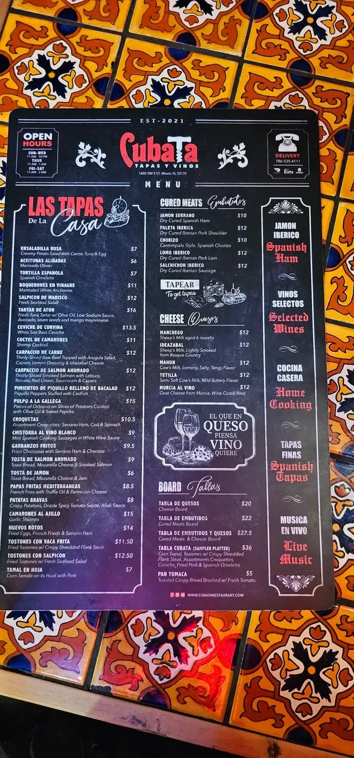 Menu 5