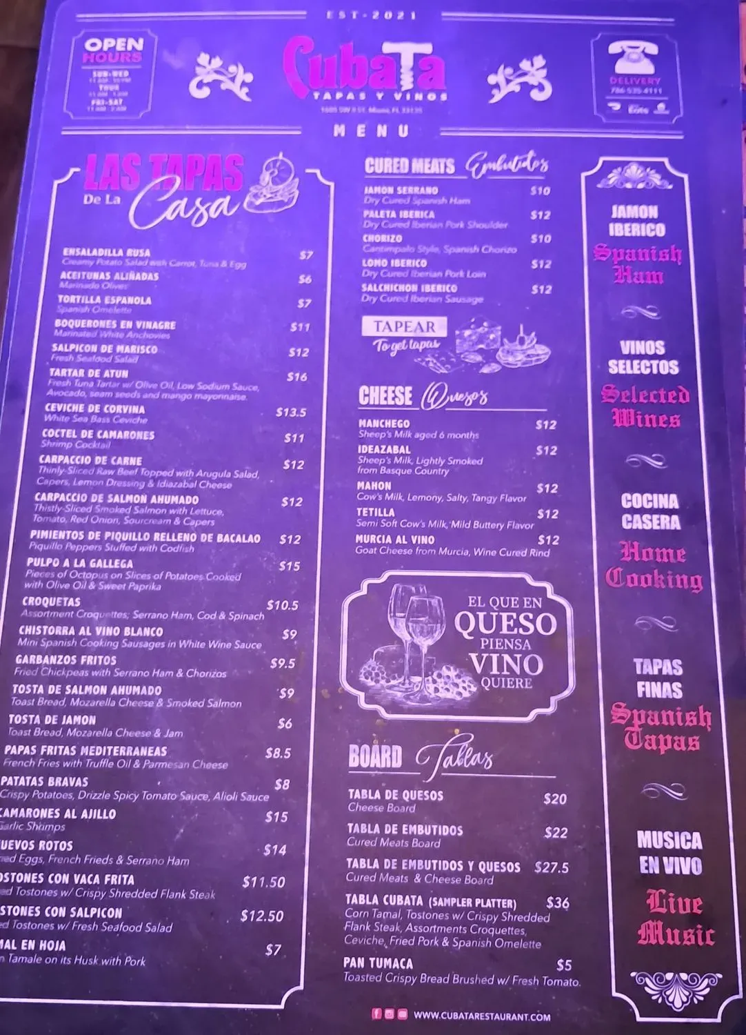 Menu 2