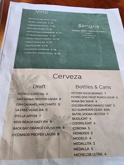 Menu 6