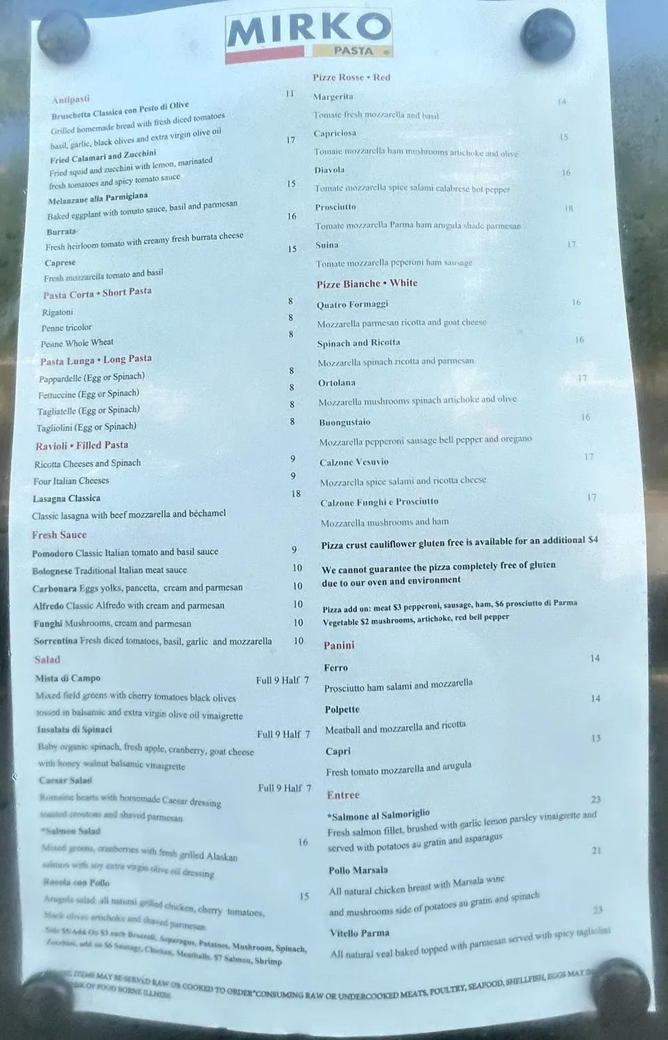 Menu 4