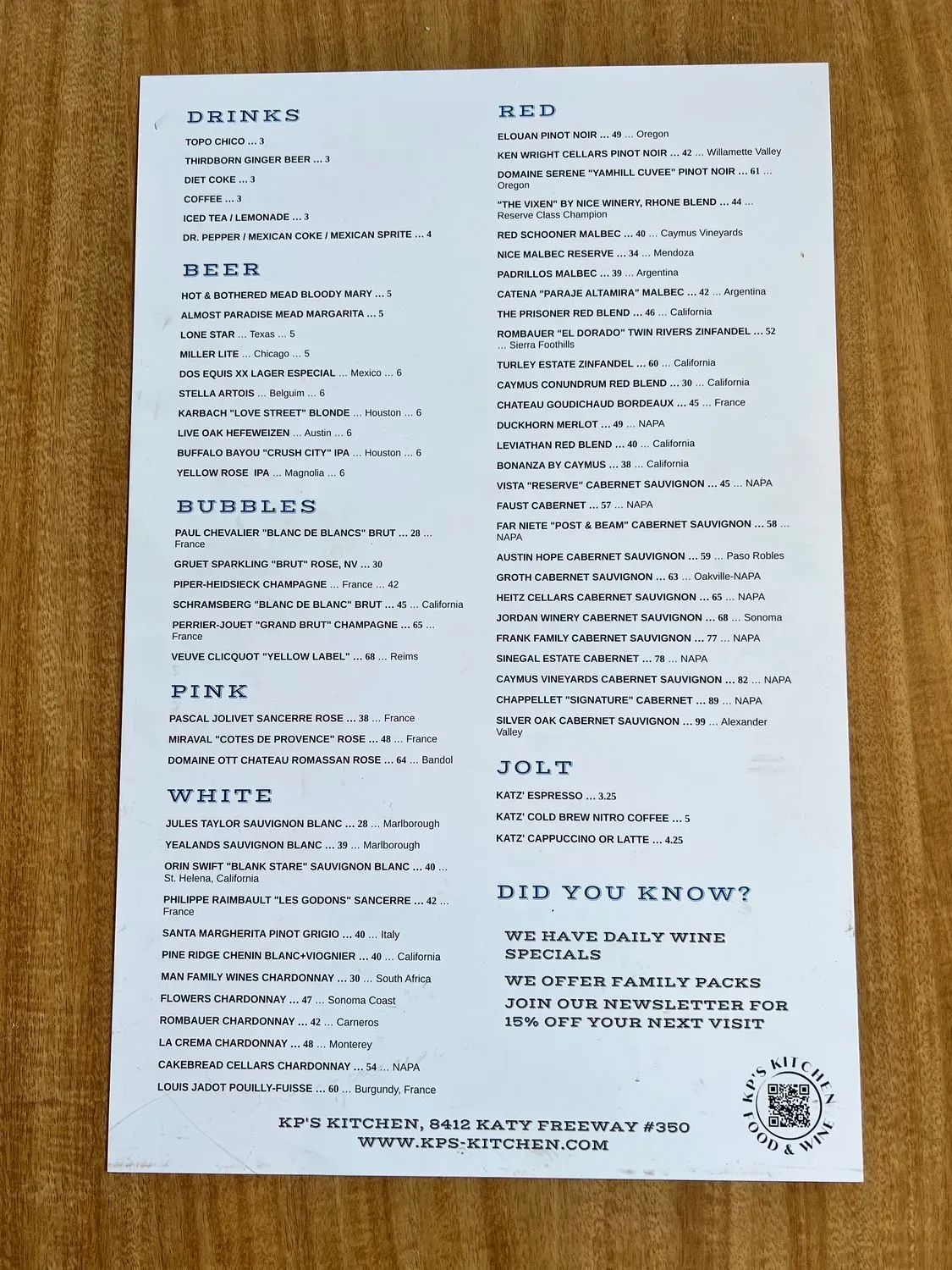 Menu 4