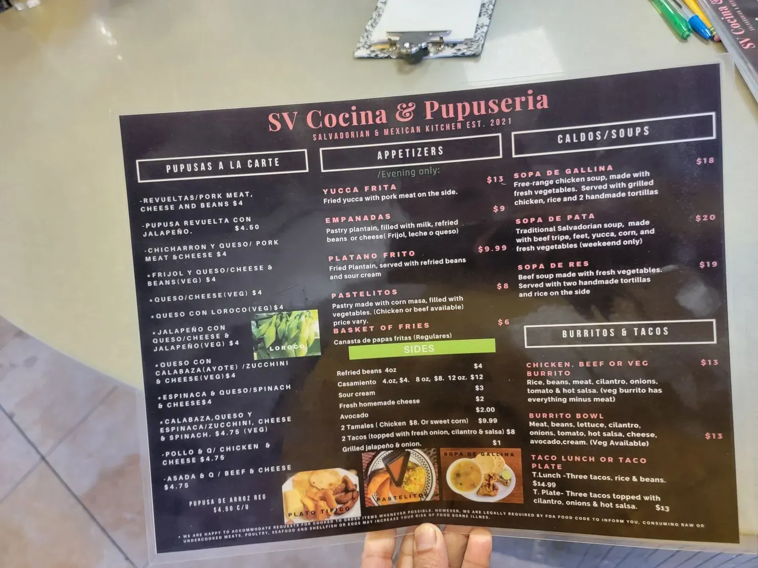 Menu 6