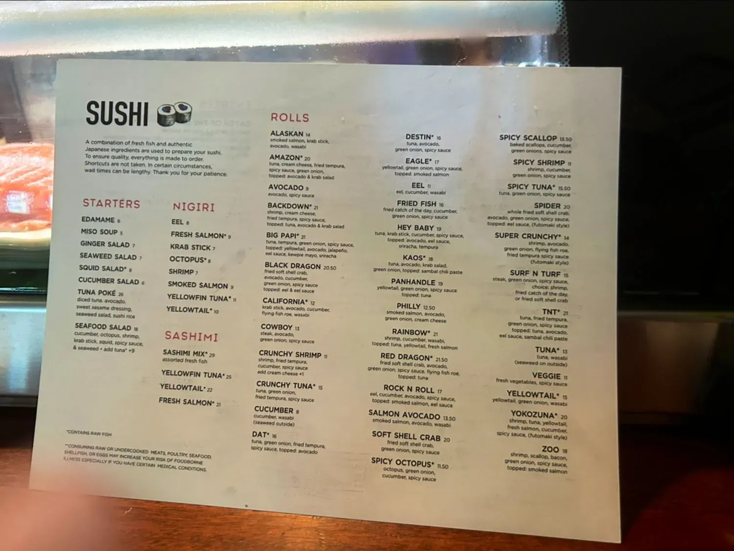 Menu 4