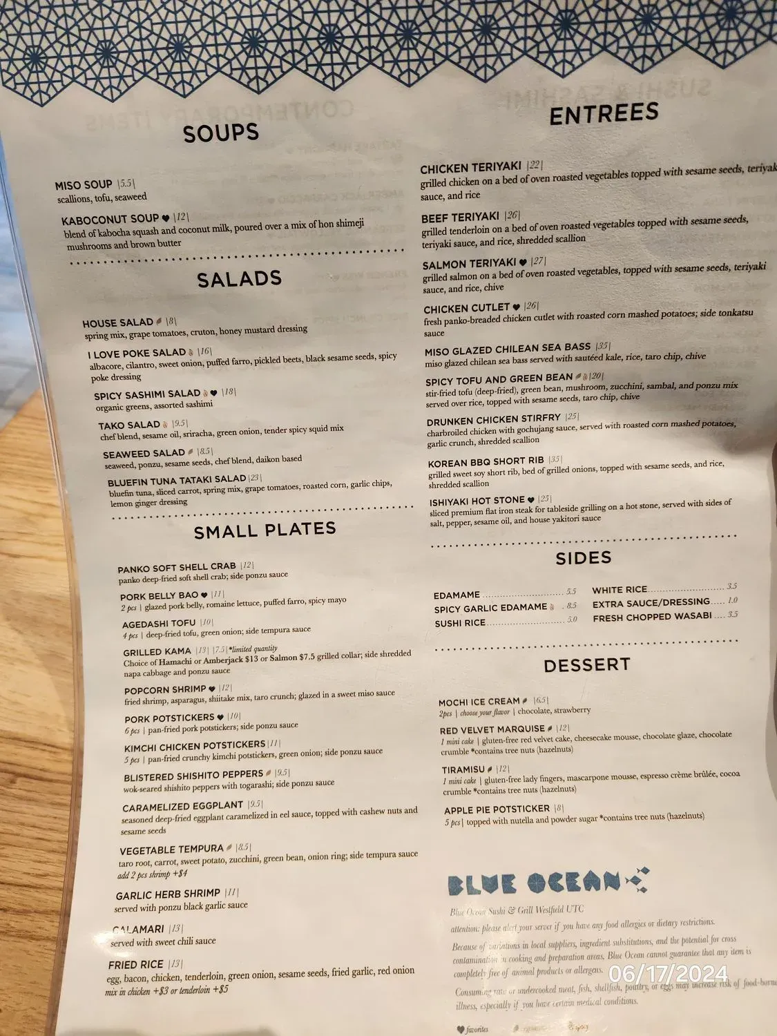 Menu 6