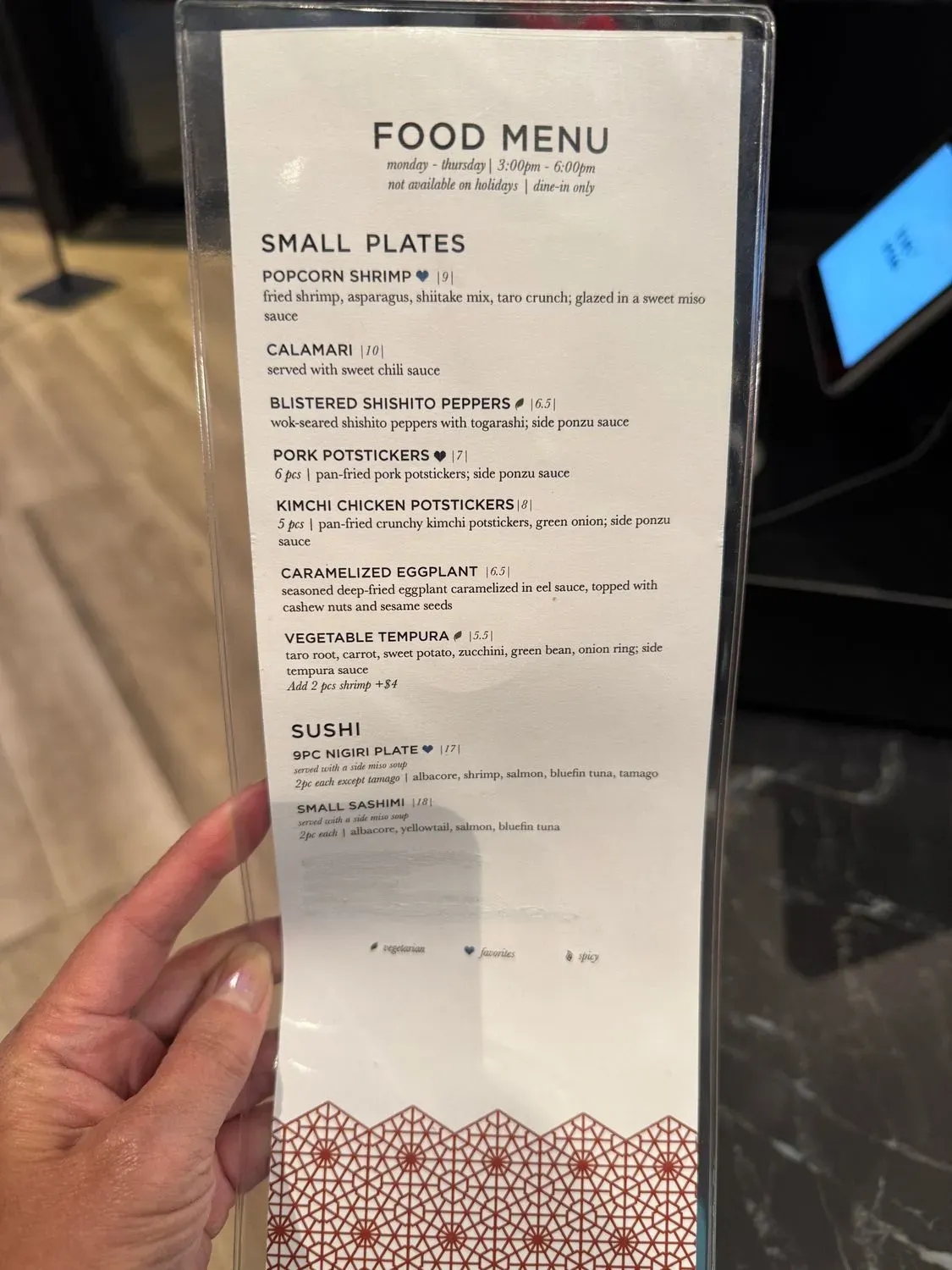 Menu 4