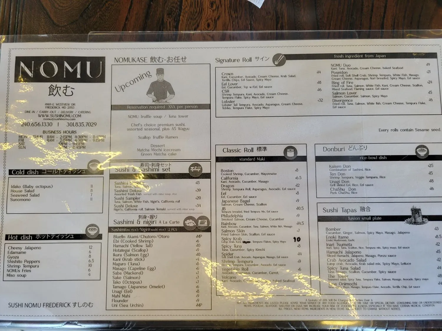 Menu 2