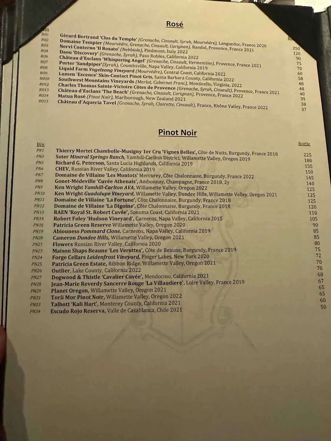 Menu 2