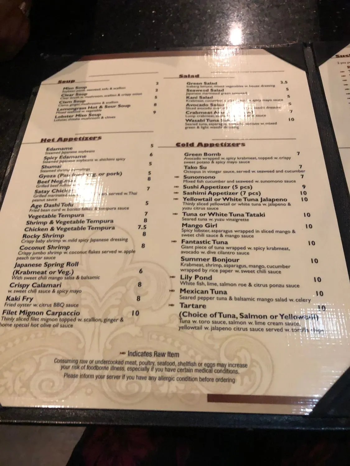 Menu 6