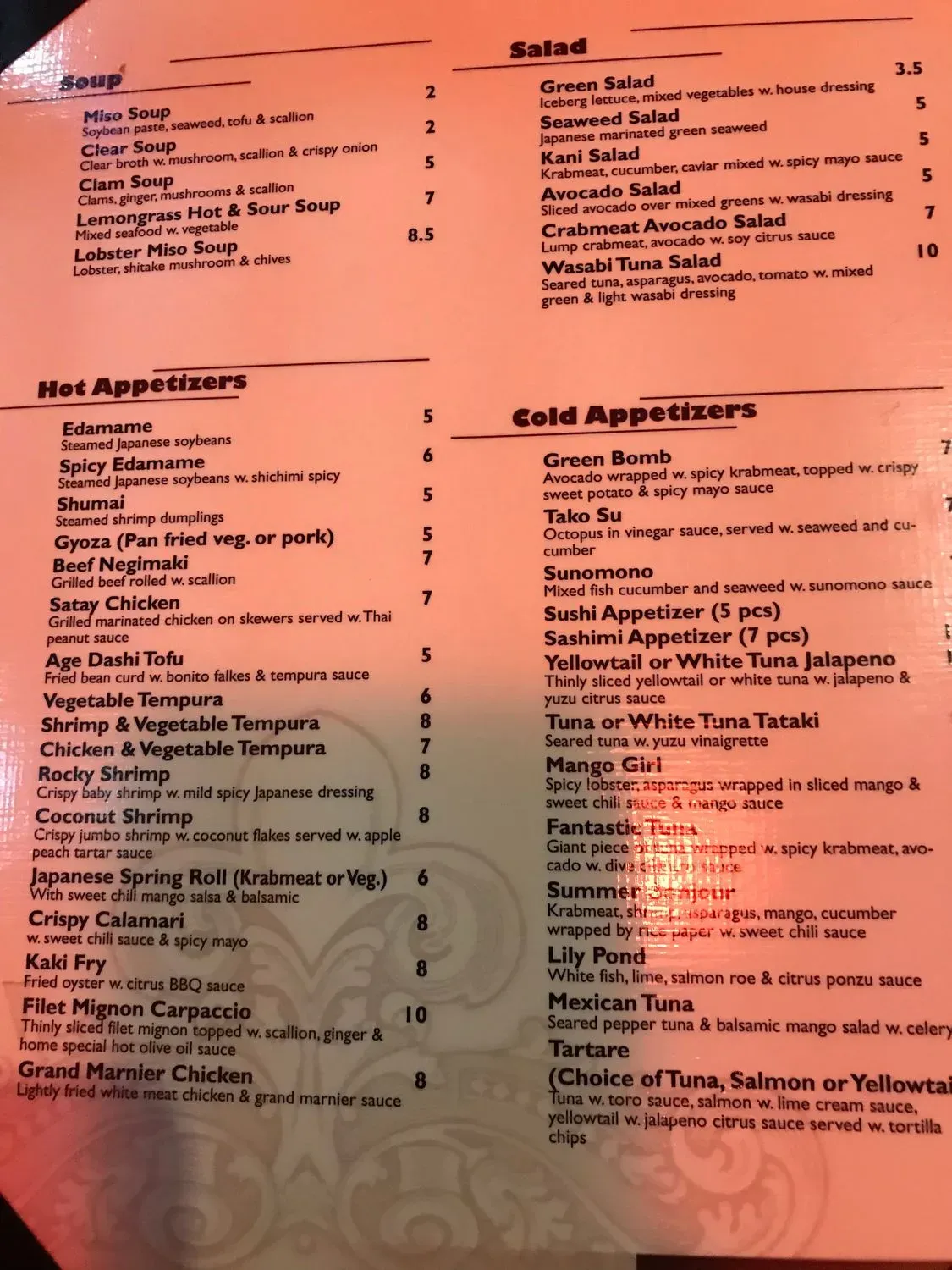 Menu 3