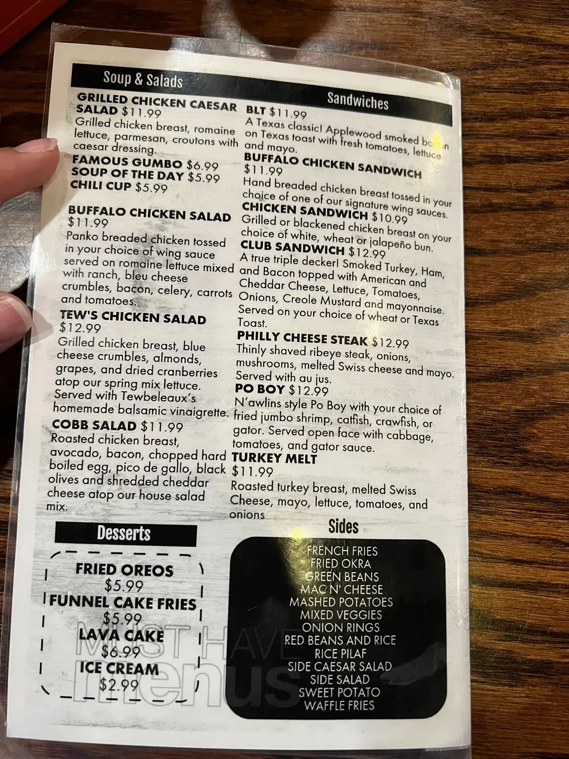 Menu 5