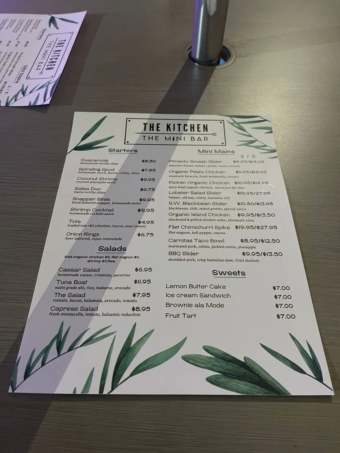 Menu 2