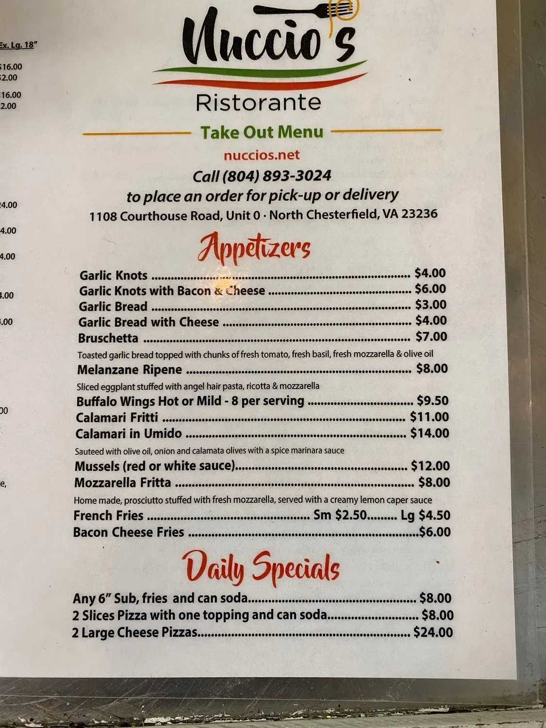 Menu 2