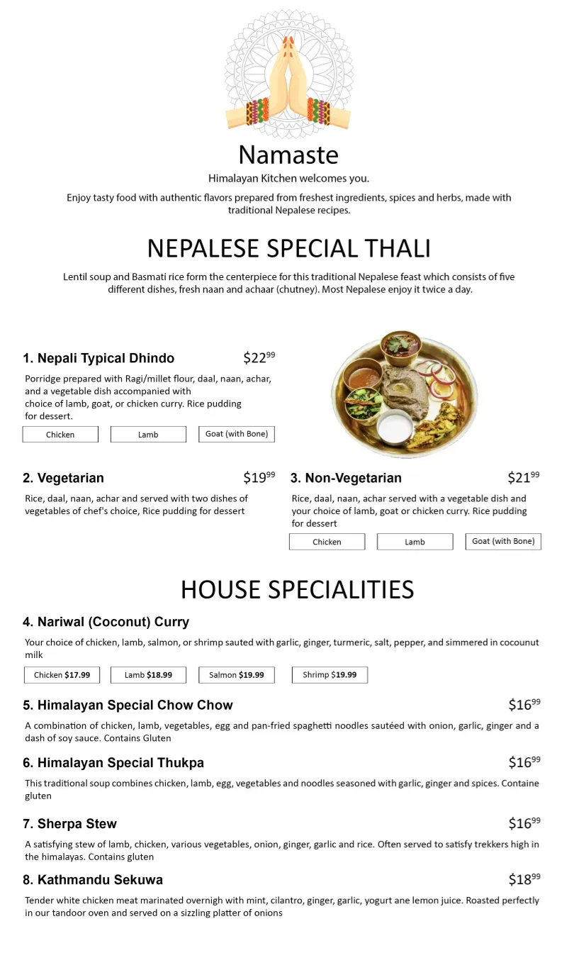Menu 3