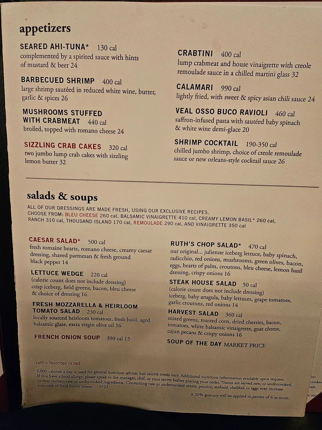 Menu 6