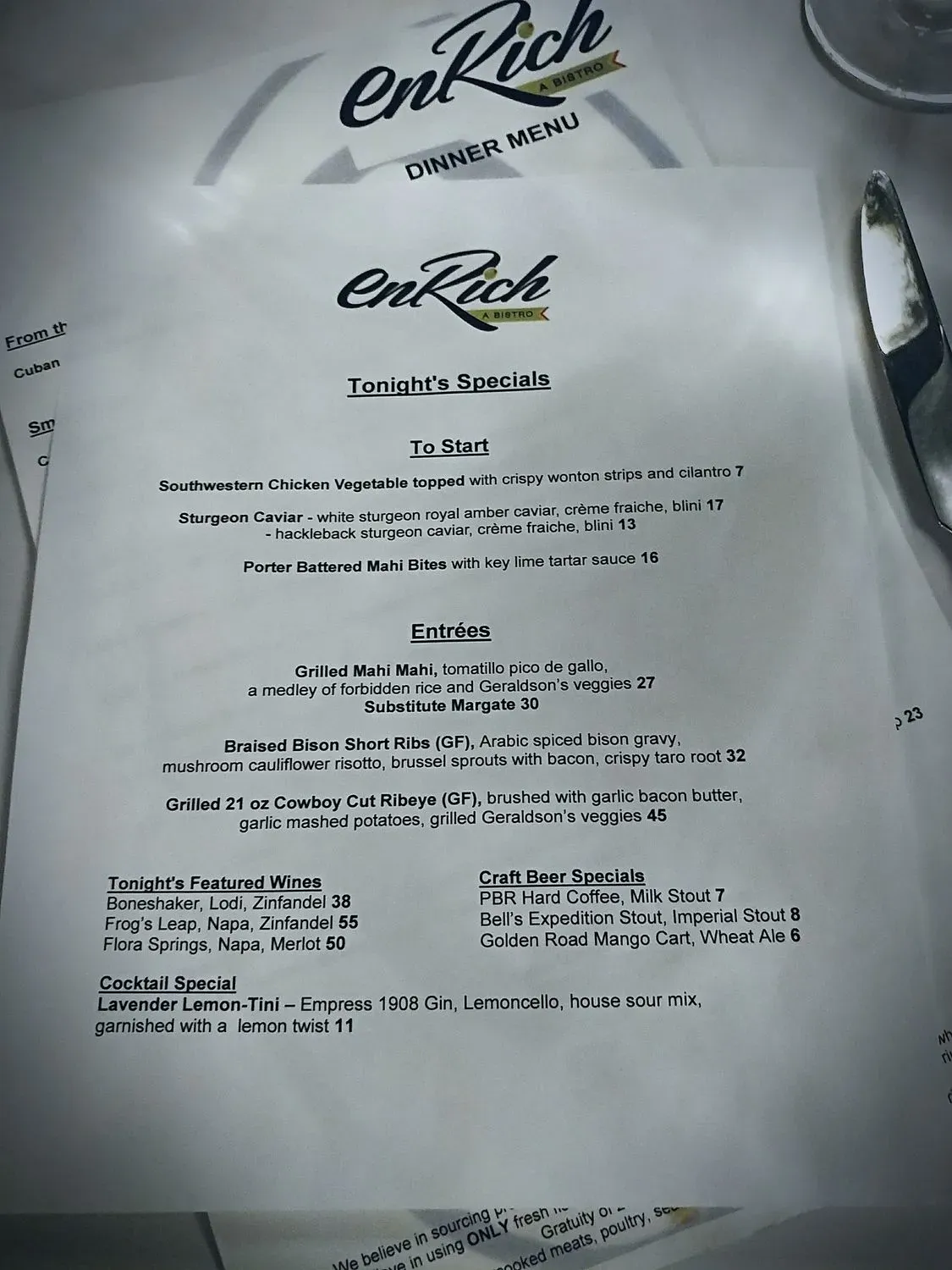 Menu 3