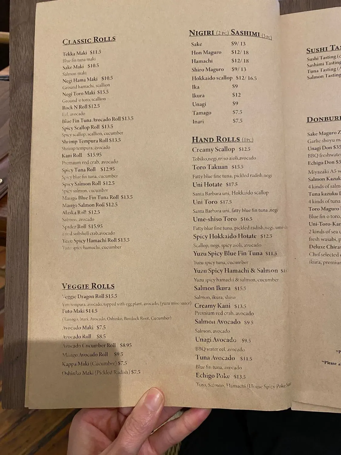 Menu 2