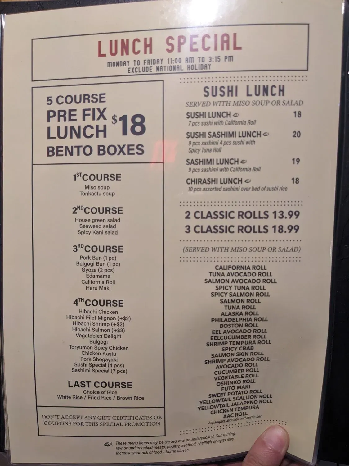 Menu 4