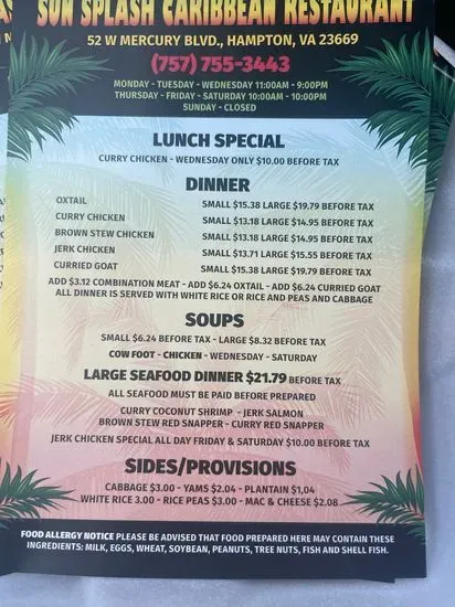 Menu 6