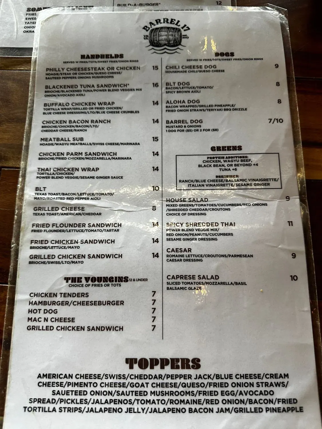 Menu 4