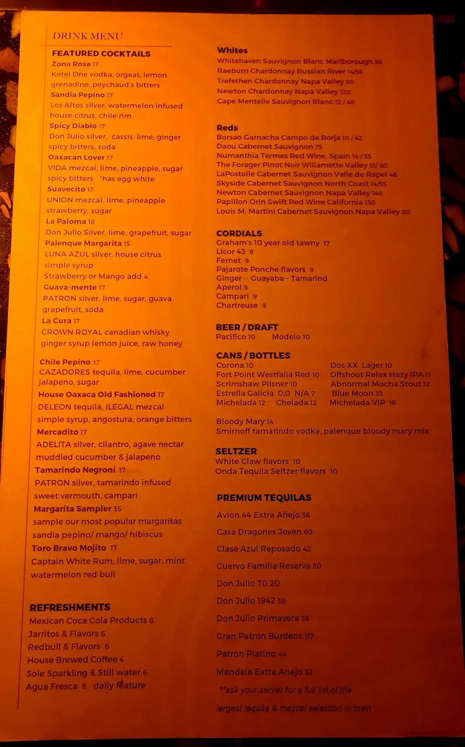 Menu 4