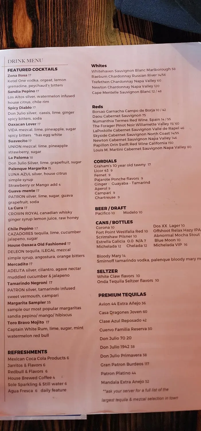 Menu 6