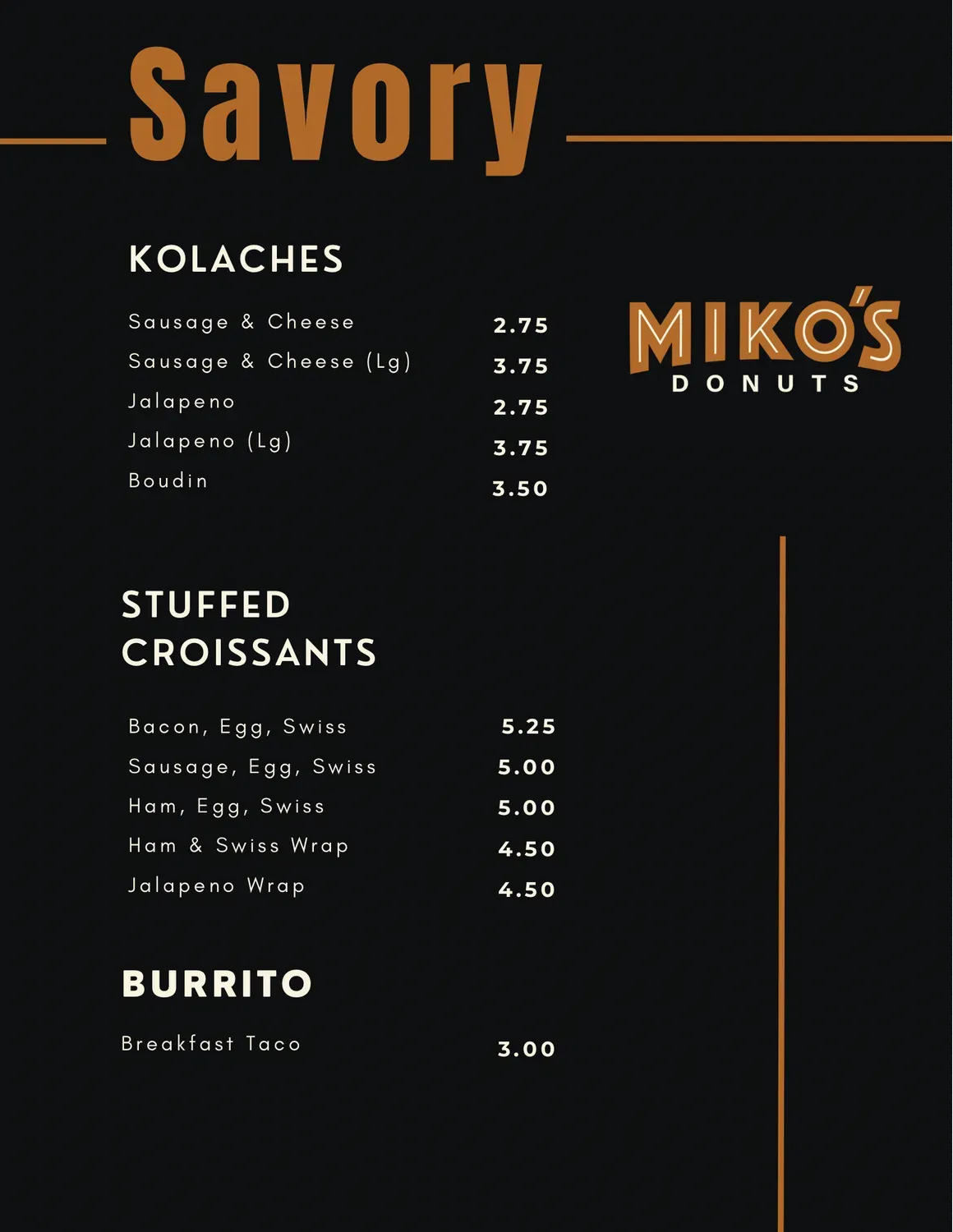 Menu 2