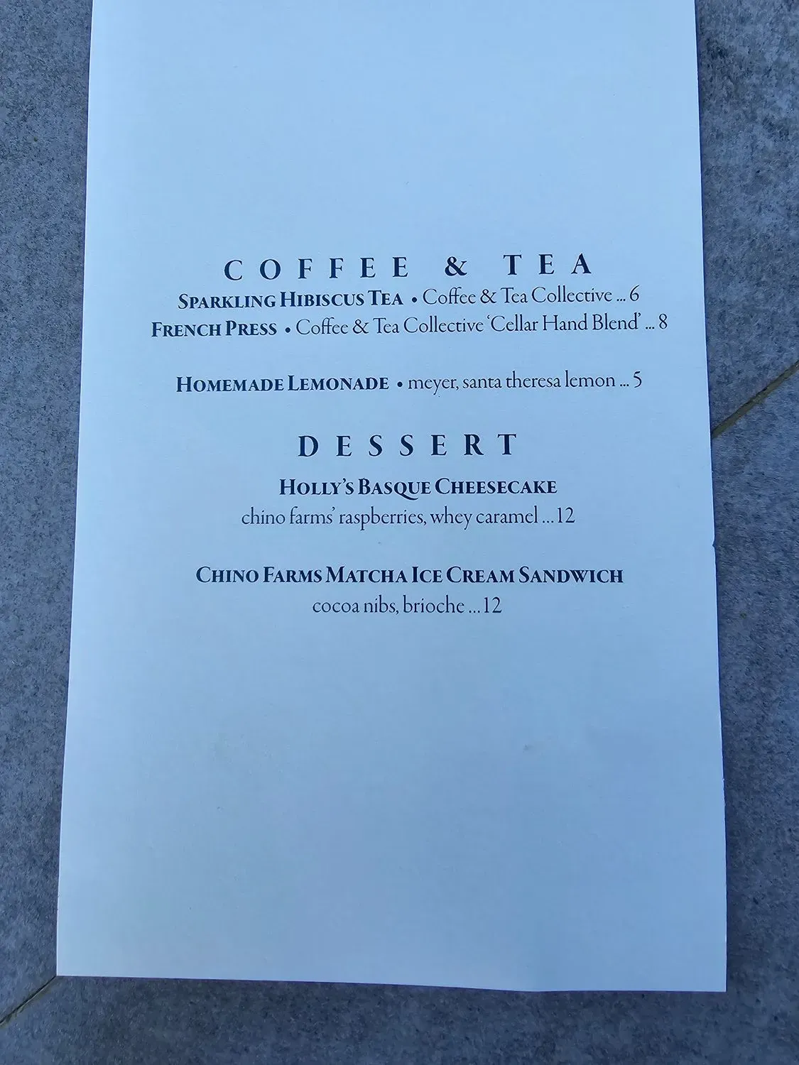 Menu 6