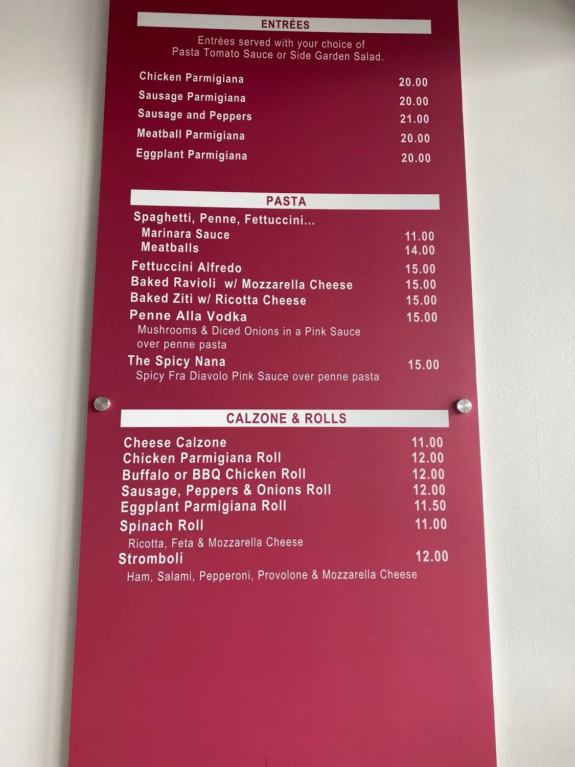 Menu 2