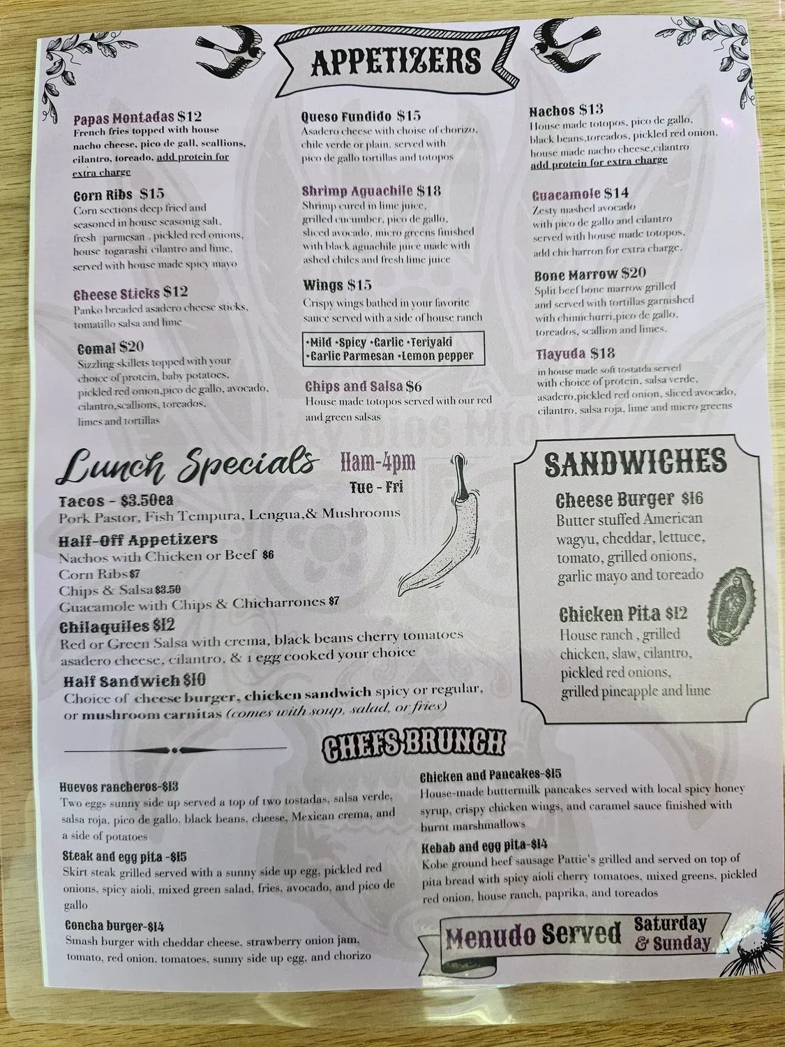 Menu 2